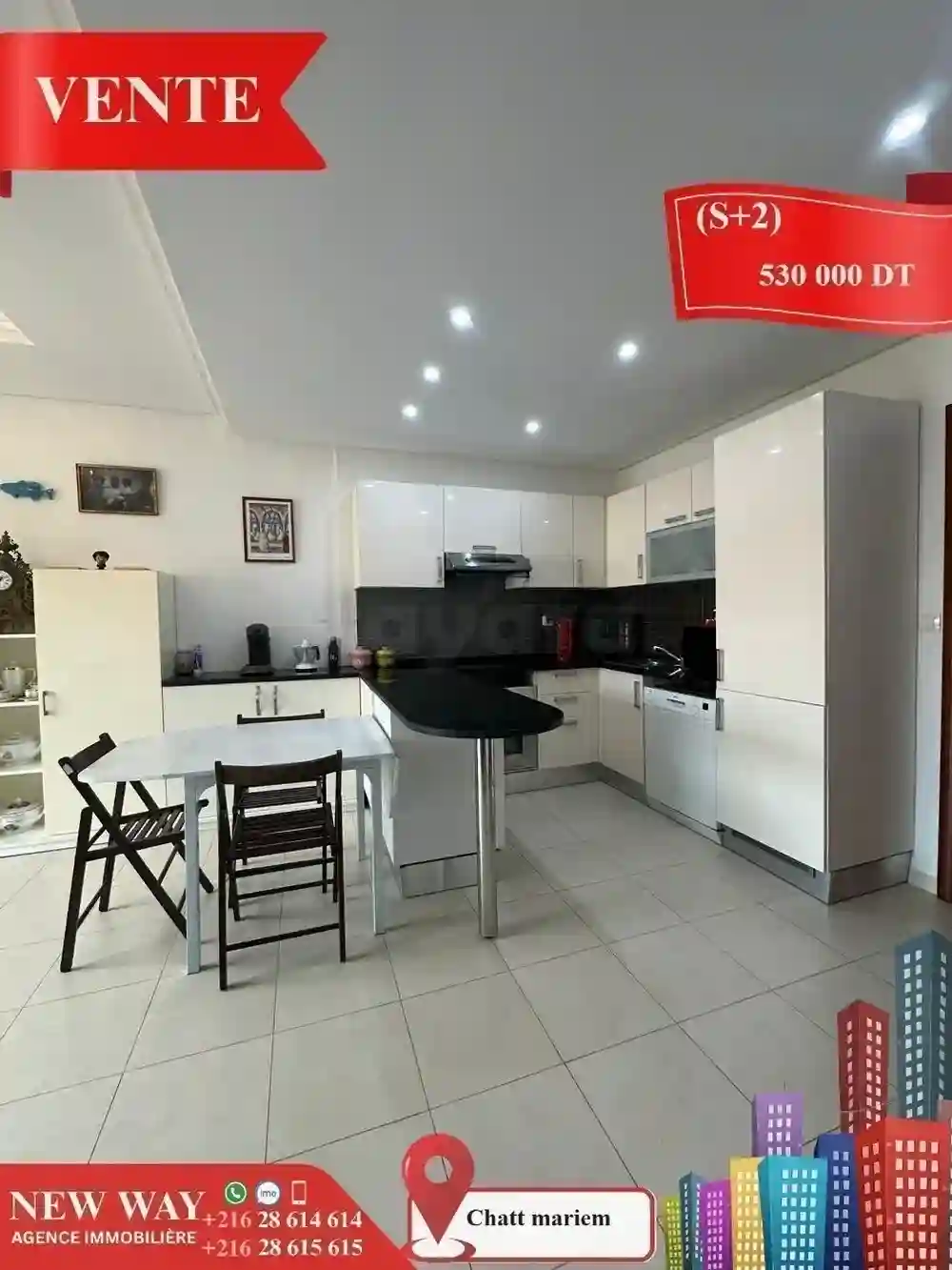 (s+2) à Chatt Mariem Pied Dans L'eau - Vue 5