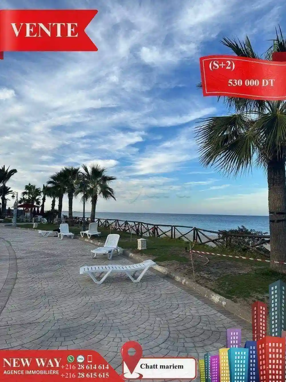 (s+2) à Chatt Mariem Pied Dans L'eau - Vue 9