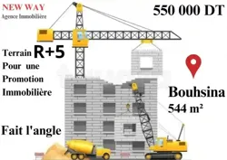 Terrain ( R+5) à Bouhsina Destiné Pour une Promotion Immobilière