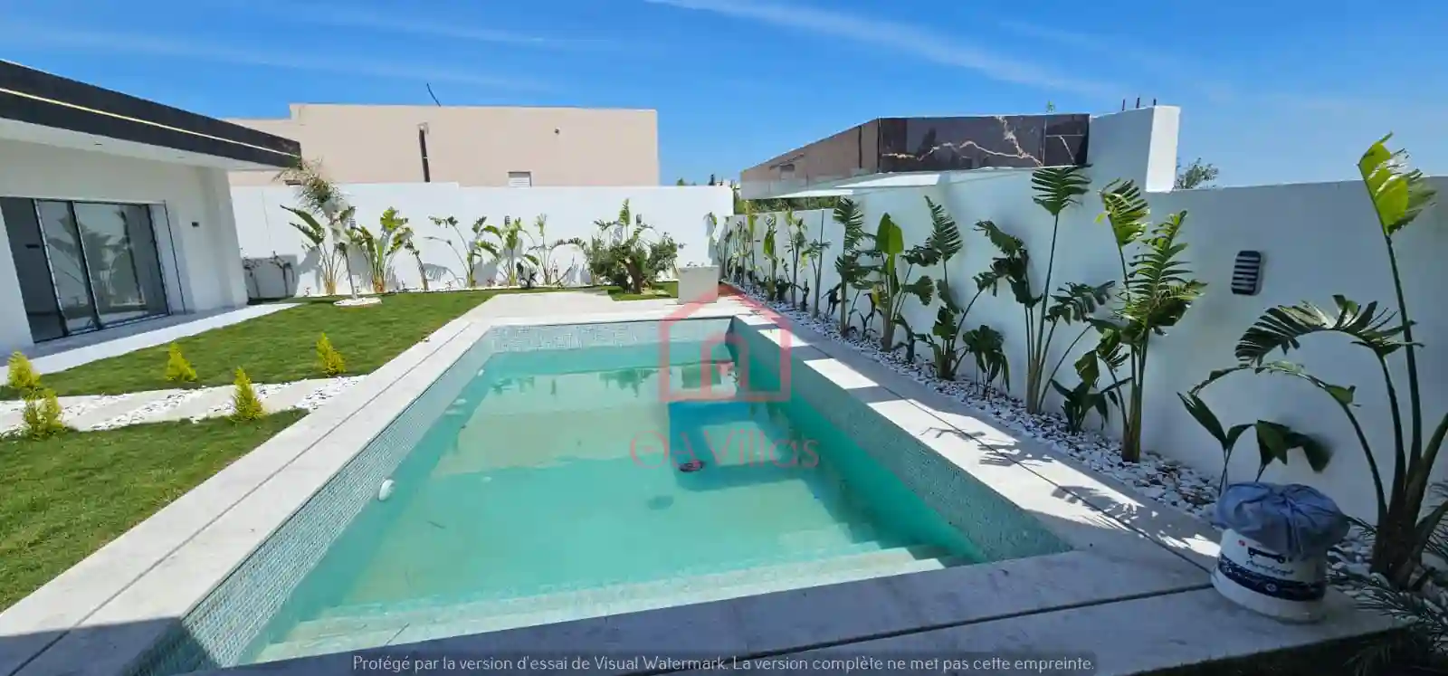 Villa Moderne Avec Piscineà Hammamet à Hammamet - Vue 1