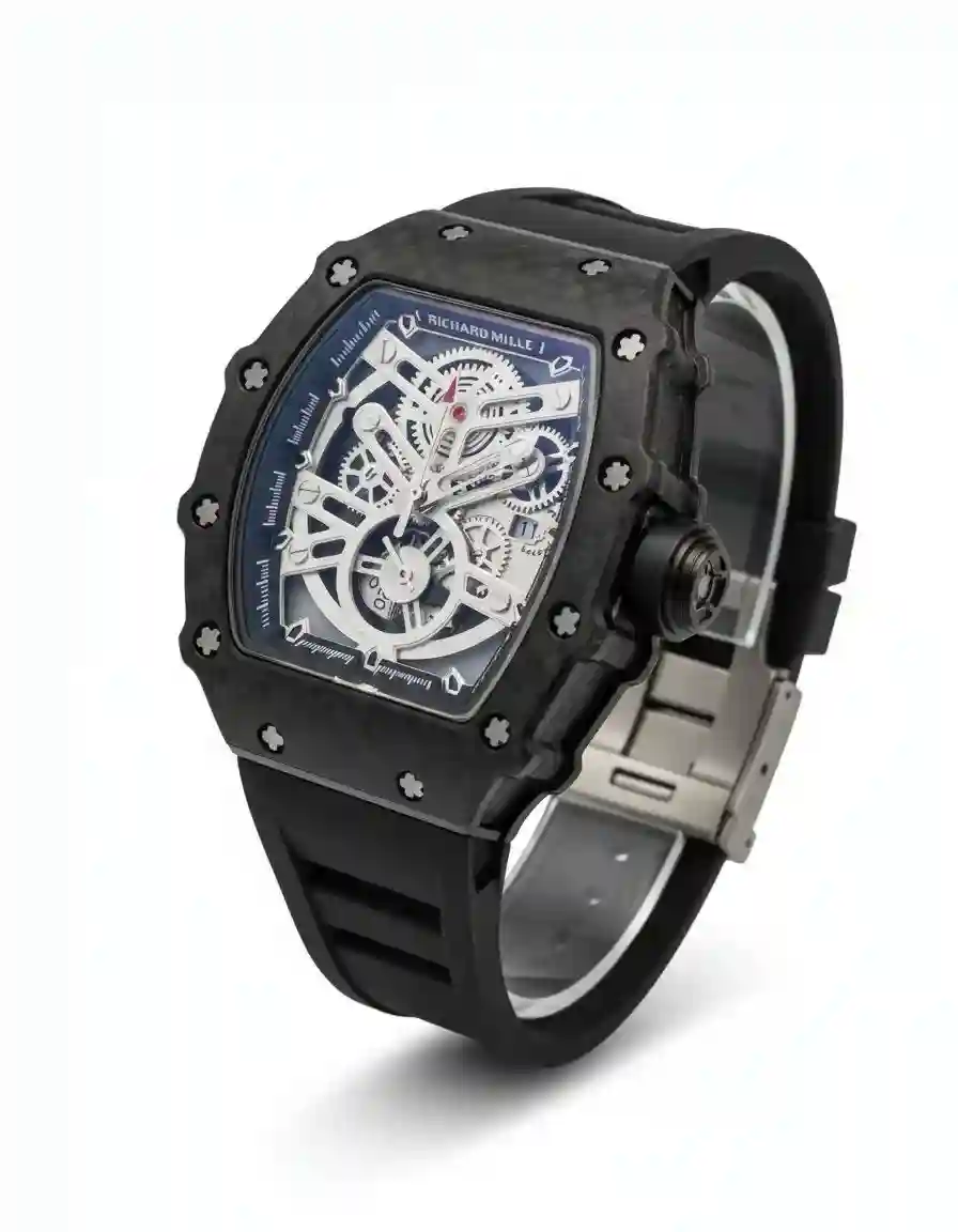 Montre Watch Richard Mille Copy Skeleton Diamond - Vue 6