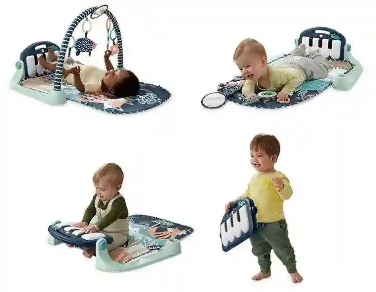 Tapis D'éveil Musical Avec Piano Pour Bébé Marque Tiibaby - Vue 3